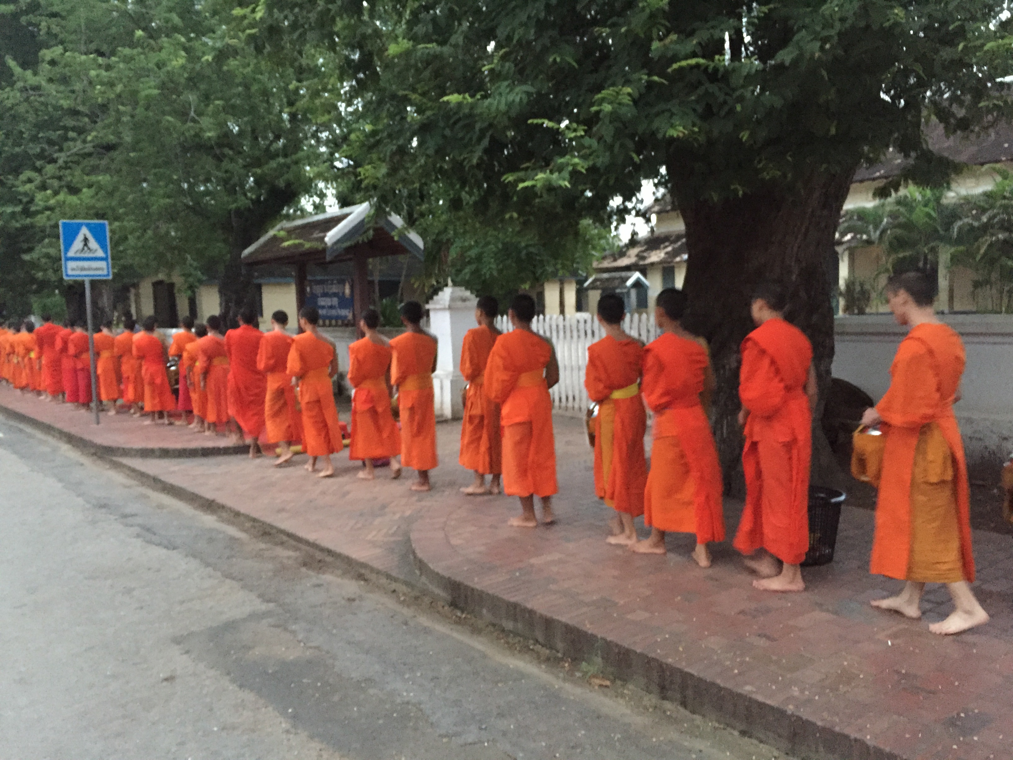 Monks in laos during my travels